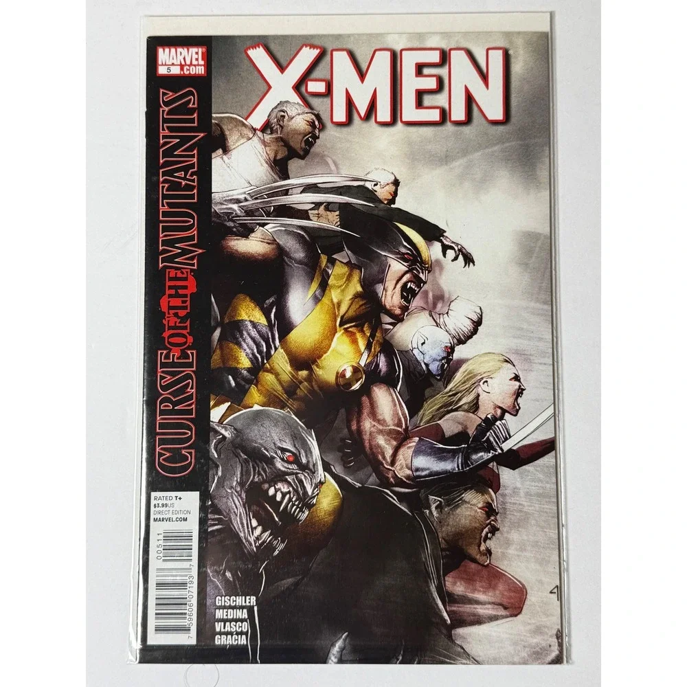 Marvel X-Men Curse of the Mutants 5 Wolverine Vampire Cover Medina Gischler 2011